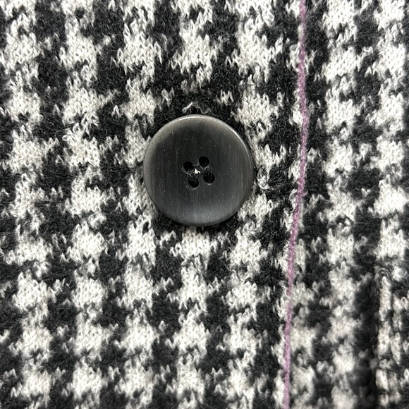 Weekend by Max Mara will houndstooth button down jacket, size 8 - Picture 6 of 14